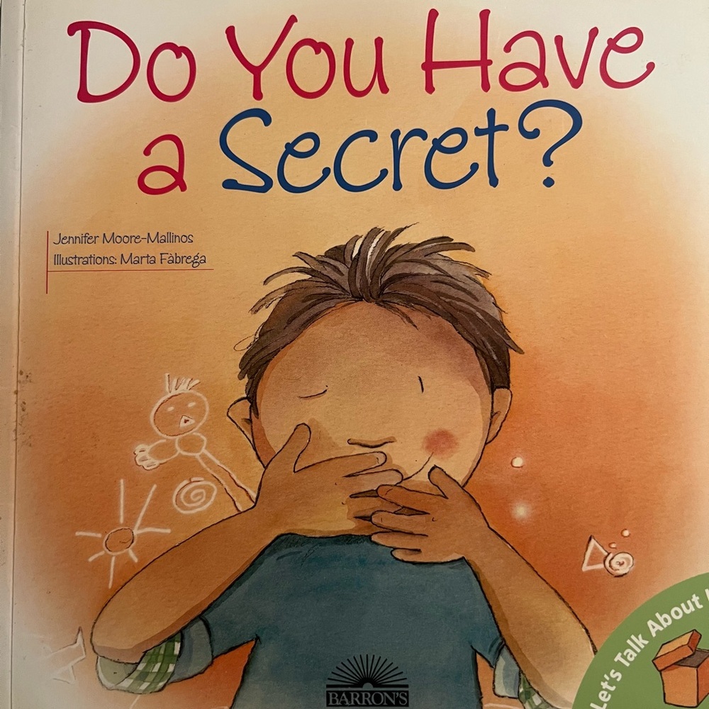 Barron's Do You Have a Secret? Kids Book - Blue Cover